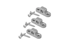Ensemble de trois œillets métalliques horizontaux pour les supports de fixation du cadre de store ProPlus