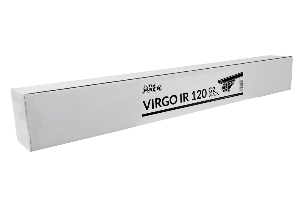 Galerie de toit Inter Pack Virgo IR 120 (G2) avec rails intégrés (noir)