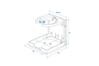 Porte-gobelet pliable ProPlus 761474V01BK pour canettes et bouteilles de 58 à 98 mm de diamètre