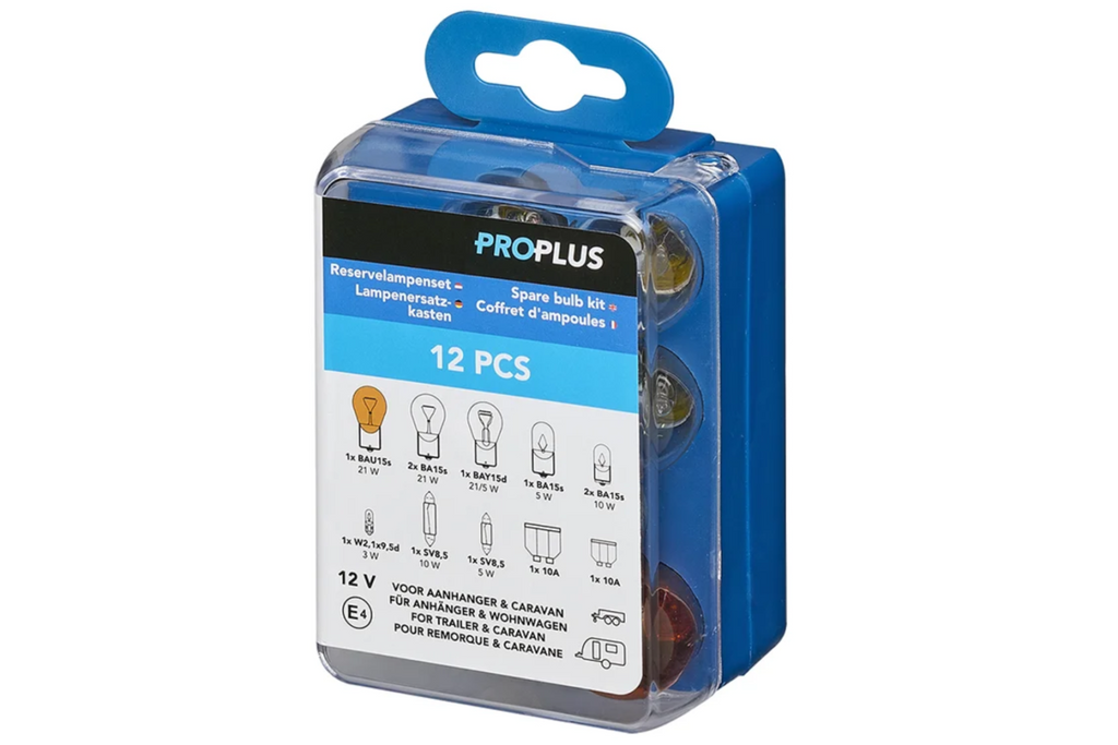 Kit de 12 ampoules de rechange ProPlus 410065 pour camping-car et voiture