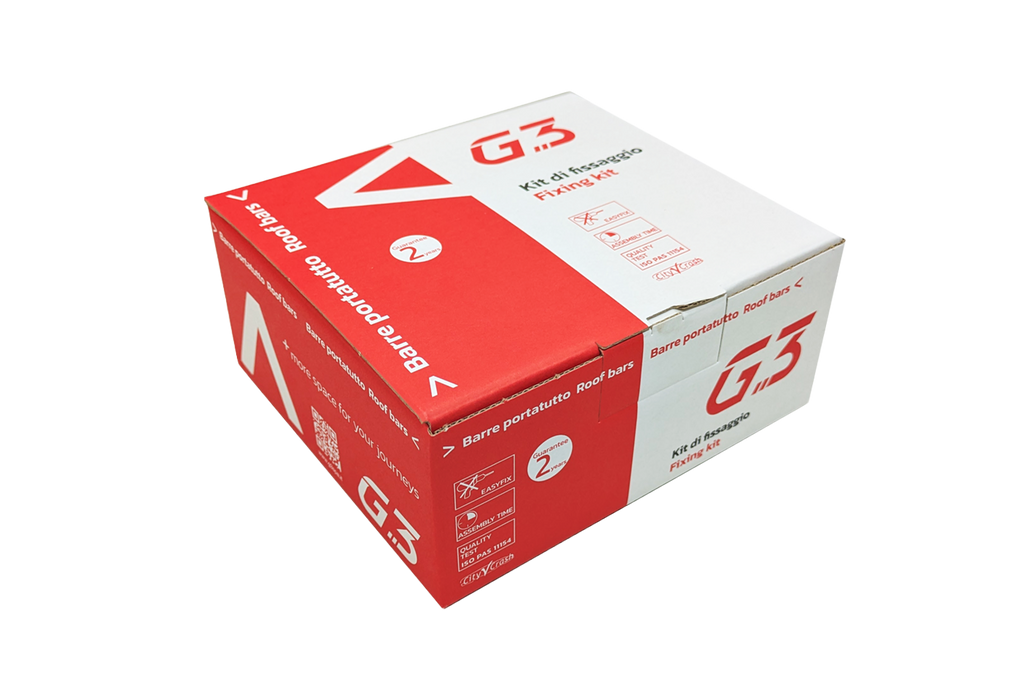 Kit mocujący 68.157 do bagażnika dachowego G3 Pacific