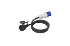 Adapter met CEE-stekker en -stopcontact met beschermingscontact 16A 230V ProPlus 373530DE kabel 150cm