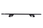 Galerie de toit Eco Alubase 120 - galerie universelle en aluminium pour rails ouverts (noir)