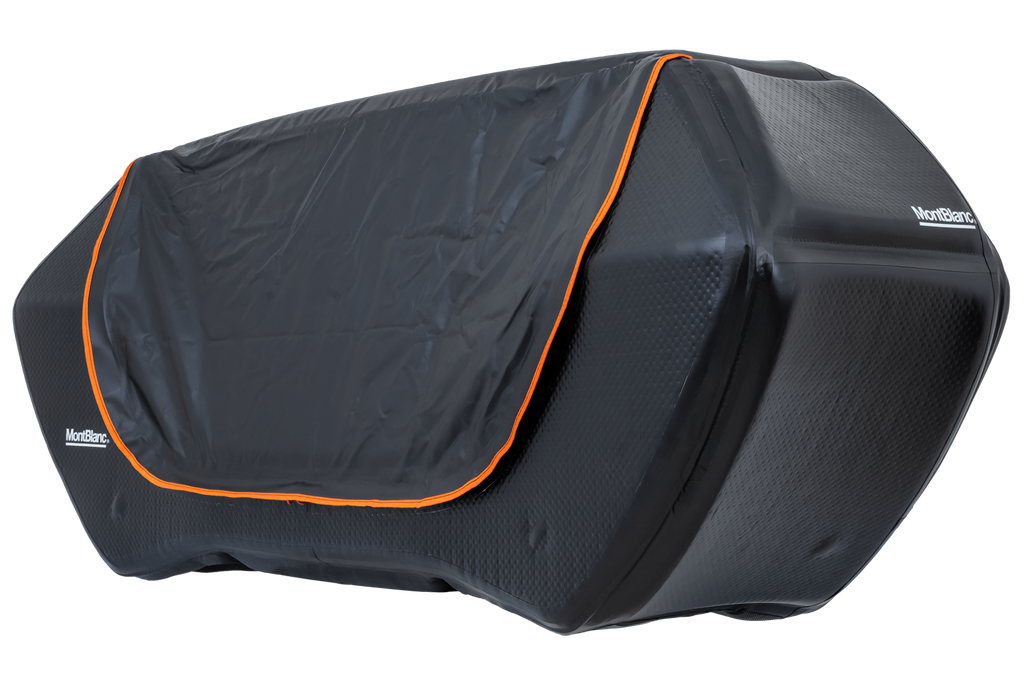 Coffre à bagages pour plateformes de vélo sur attelage Mont Blanc Senja