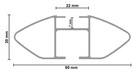 G3 Pacific Aero 64.230-68.013 aluminium dakdrager