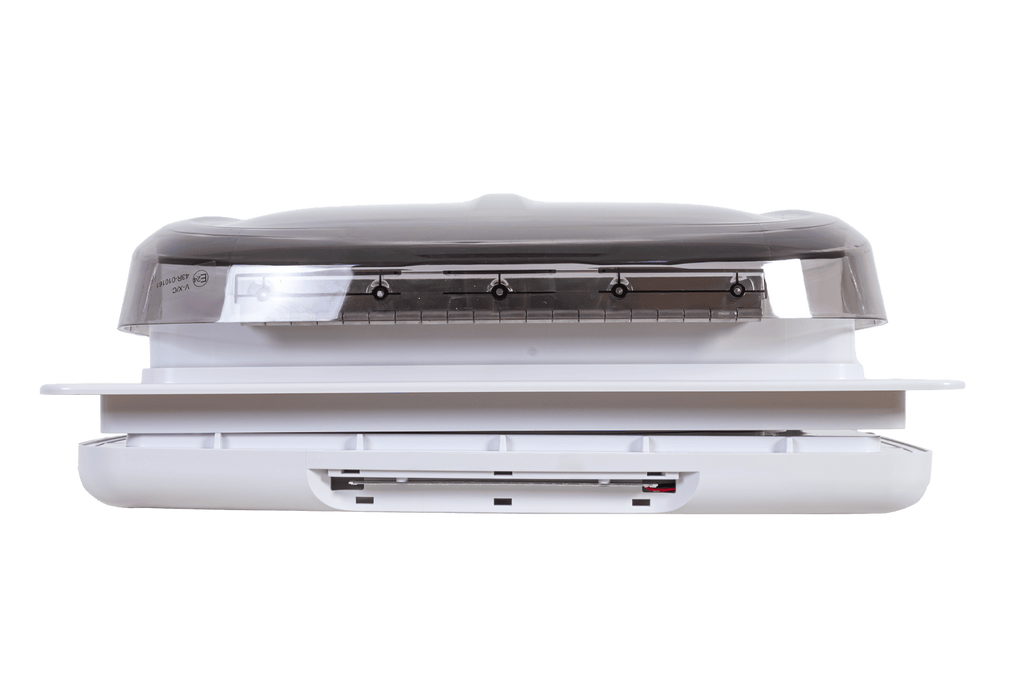 Ventilateur de toit automatique PUNDMANN PLUS pour camping-car avec éclairage et store enrouleur 400×400 mm