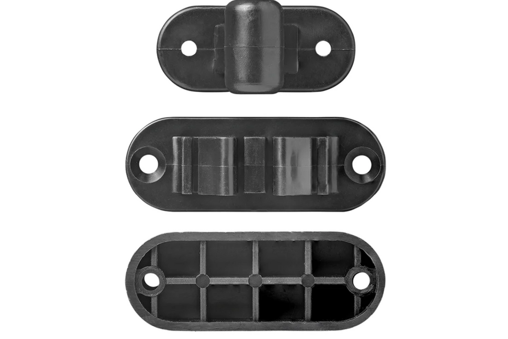 Loquet de porte de caravane ou de camping-car ProPlus 362622V02BK, poignée à ressort noire pour maintenir la porte