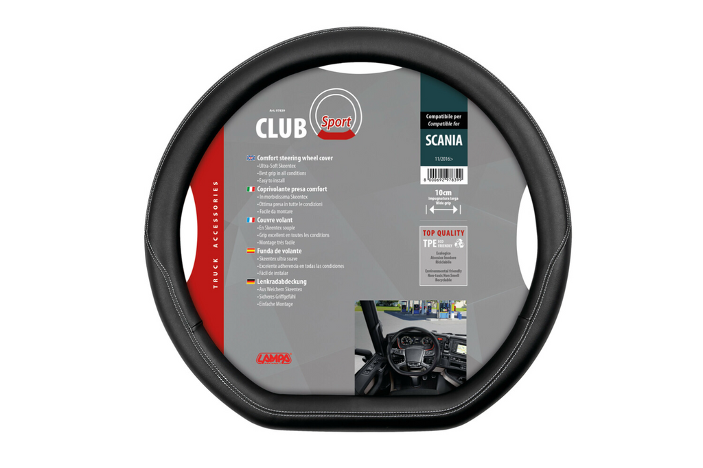 LAMPA Club Sport stuurwielhoes voor Scania vrachtwagens