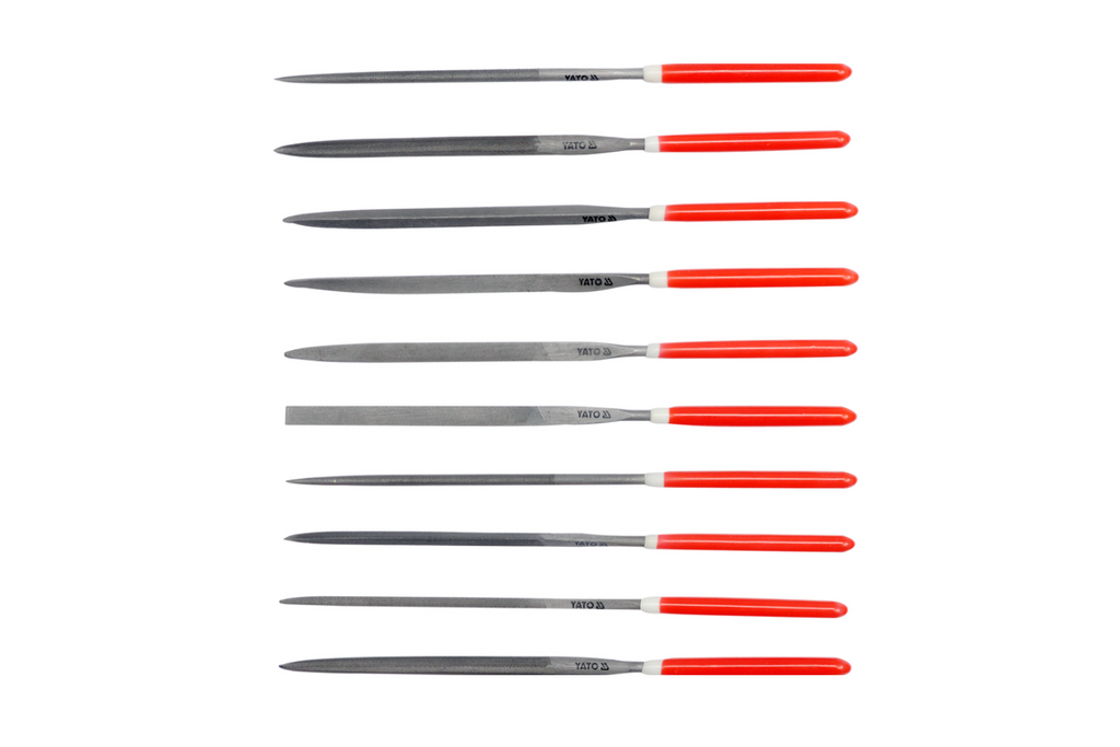 Jeu de 10 limes aiguilles YATO YT-6163 3x140x65mm