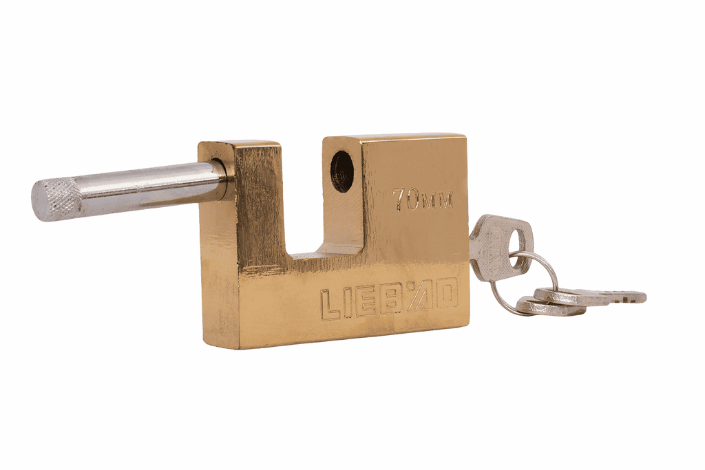 Cadenas en laiton HERMON 70 mm, diamètre des oreilles 10 mm