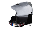 Coffre à bagages Towbox Alpha gris classique - monté sur attelage