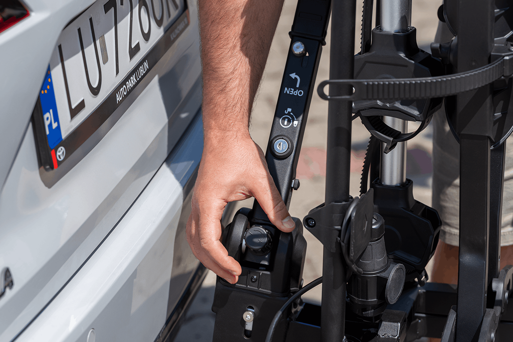 Inter Pack Quattro Fold - porte-vélos sur attelage pour 4 vélos