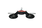 YATO YT-37237 glashouder met drie zuignappen, 125 mm, 190 kg