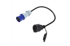 Adaptateur avec prise CEE et prise Schuko 16 A 230 V avec contact de protection ProPlus 373530, câble de 40 cm