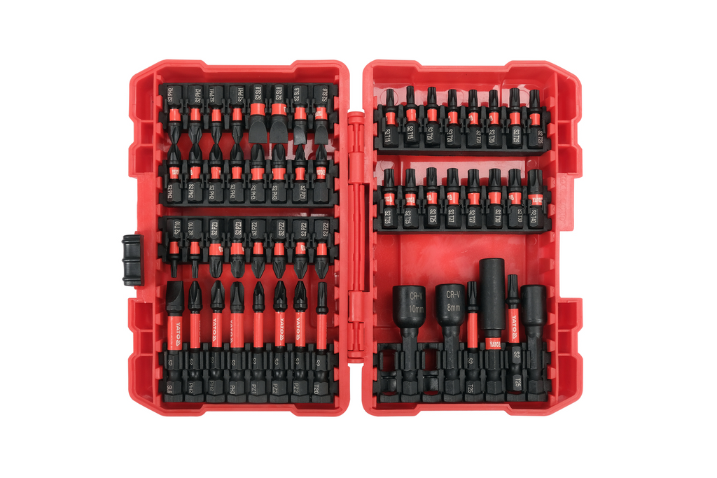Coffret de 54 embouts de tournevis à percussion YATO YT-04617