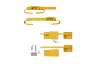 Diefstalbeveiliging voor containeroplegger ProPlus 381341V01, verstelbaar slot 23-42 cm