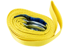 UNITRAILER sleepkabel met haken sleepband 4,5 m/50 mm/3 ton geel
