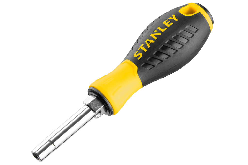 STANLEY 6-weg schroevendraaier 3 bits / 6 tips