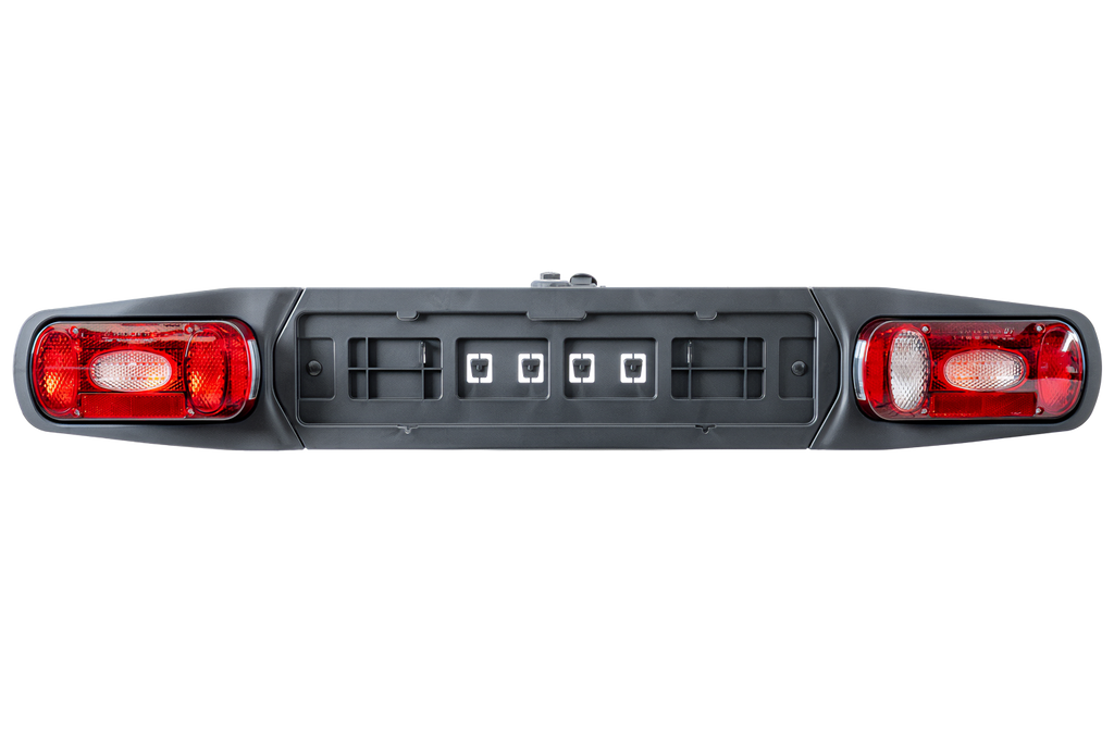 Plateforme de transport sur attelage Inter Pack Re-Cargo + adaptateur pour le transport de 3 vélos