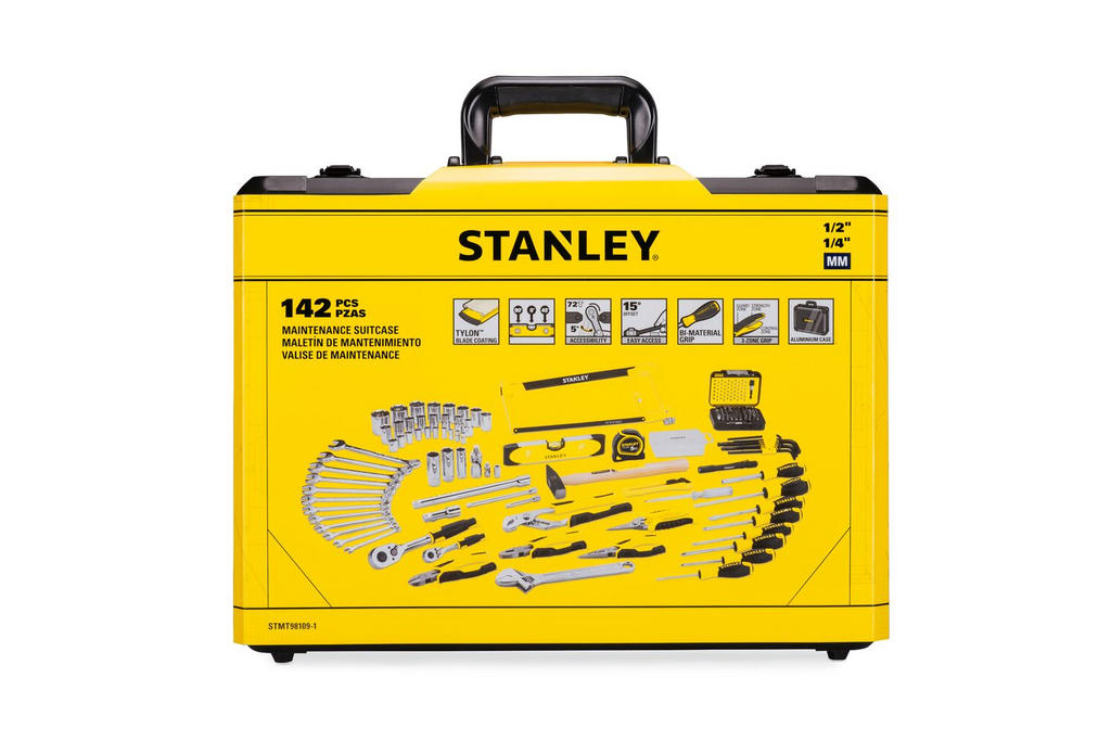 STANLEY STMT98109-1 servicekit, gereedschapskoffer, 142 stuks