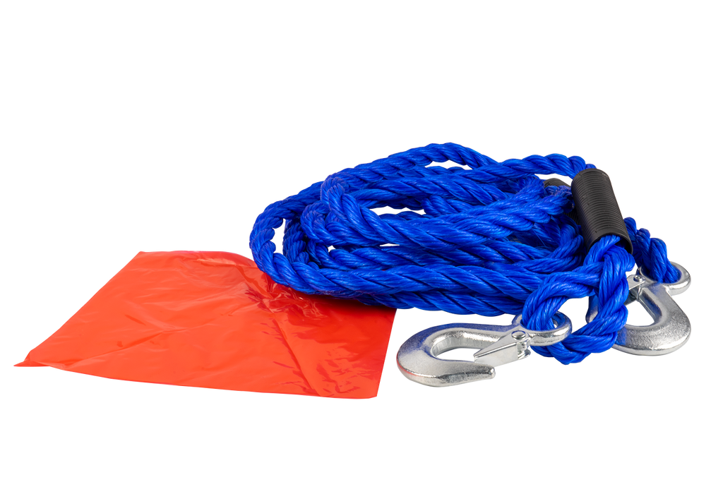 Sleepkabel met haken LAMPA sleepkabel 4m/18mm/5t blauw