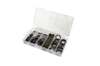 Lot de 150 rondelles en métal et caoutchouc YATO YT-068582, tailles assorties.