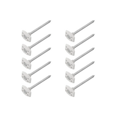 Zestaw dziesięciu śledzi do maty podłogowej ProPlus 361736V01 metalowe kołki do wykładzin kempingowych 10cm