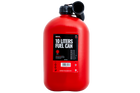 Bidon en plastique HERMON de 10 L avec entonnoir, rouge
