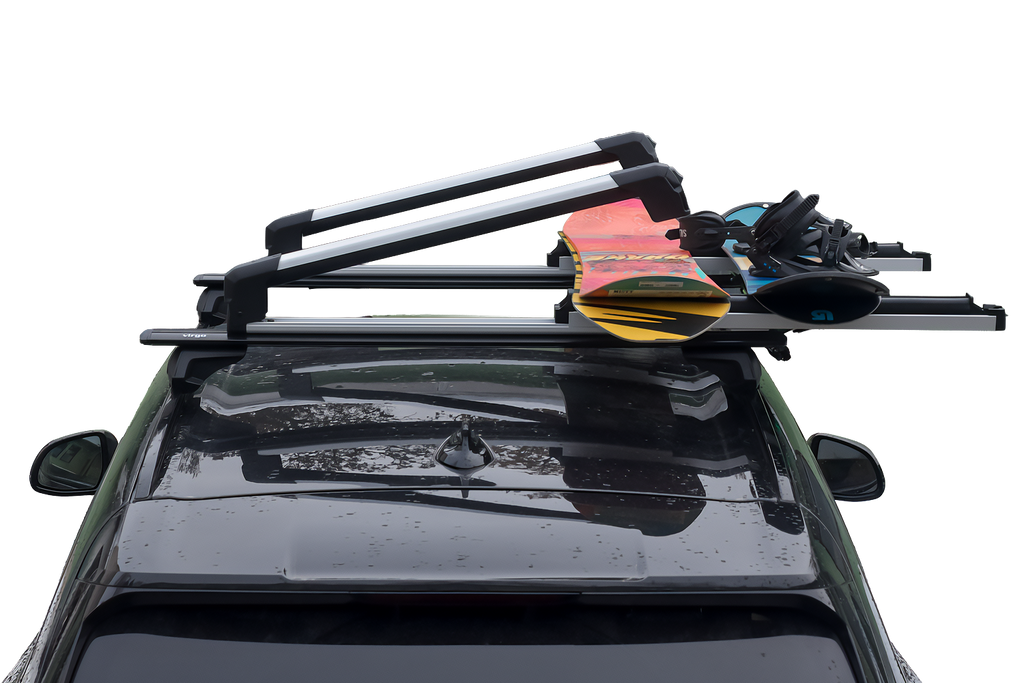 Inter Pack Frostline 6 - support extensible en aluminium pour 6 paires de skis ou 4 snowboards