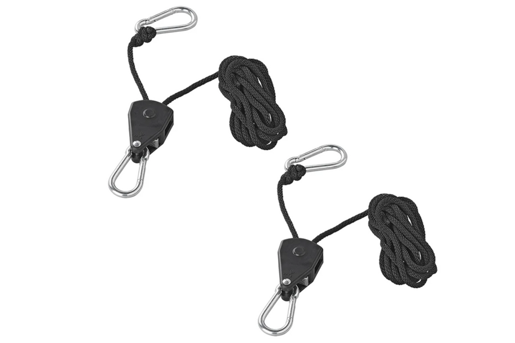 Lot de deux treuils à câble ProPlus 320054, palan à câble avec cliquet, 2,5 m, 68 kg