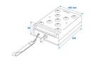 ProPlus 540250 draagbare sleutelkluis 225x165x85mm