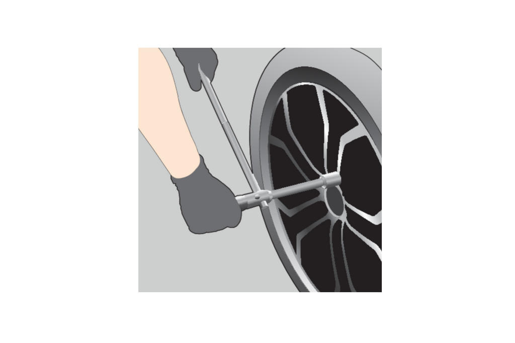Clé à roue pliante YATO YT-08035 avec étui, douilles 17-23 mm