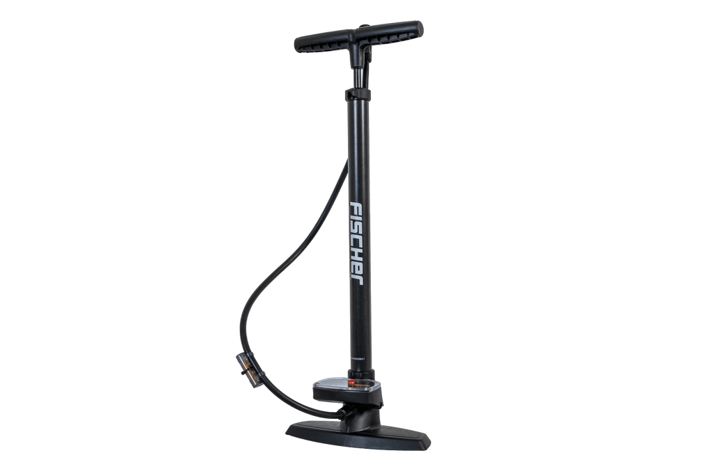 Universele fietspomp met drukmeter FISCHER 85580