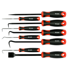 YATO YT-08426 Hakenset met handvat, 8 haken en afdichtingsschraper