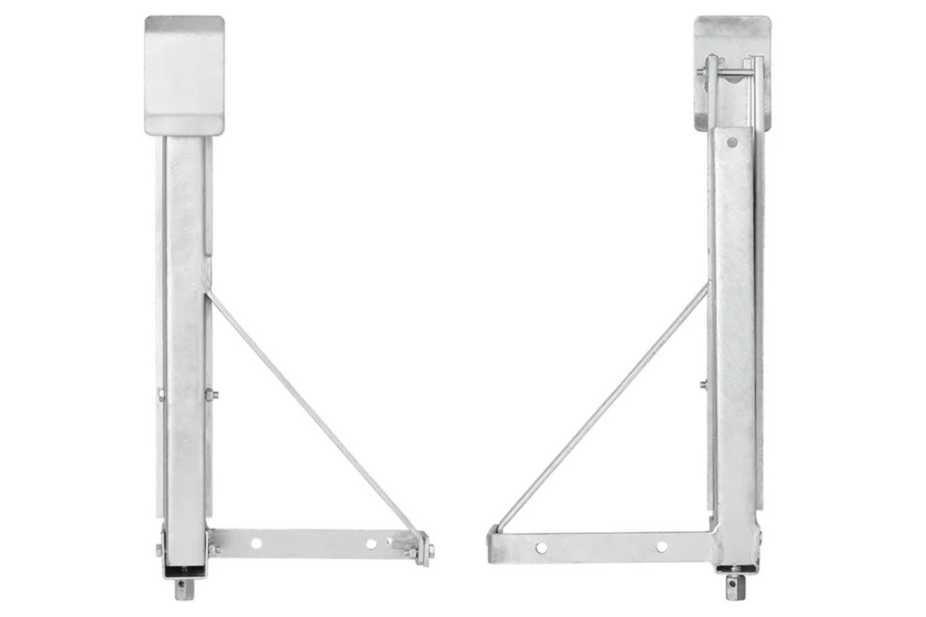 Support d'angle extensible ProPlus 361510V01, côté avant gauche/arrière droit, pour remorque, capacité 600 kg, hauteur 460 mm