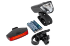 PROFEX 92618 Super Vision accu-aangedreven fietsverlichtingsset (voor en achter)