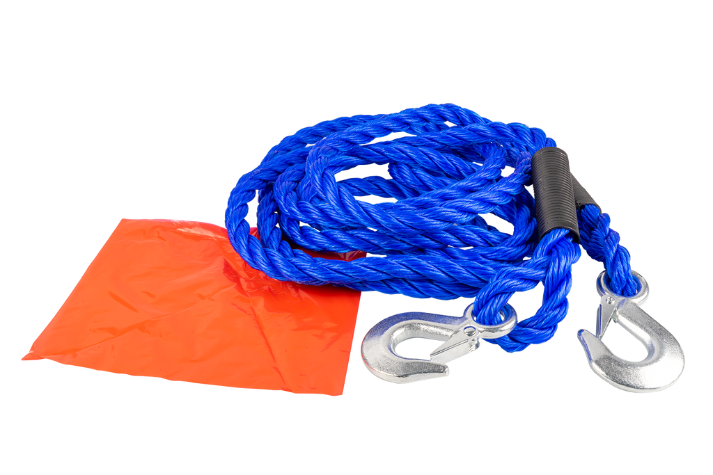 Sleepkabel met haken LAMPA sleepkabel 4m/18mm/5t blauw