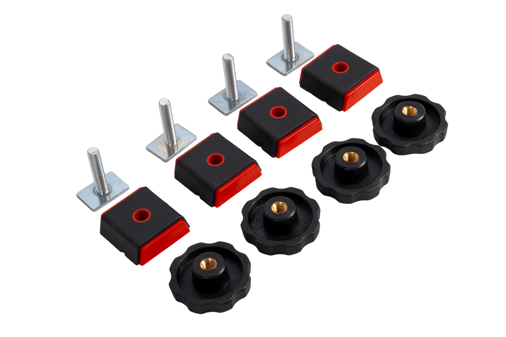 Profilé en T MF (fentes) - adaptateur pour poutres à rainures en T - Inter Pack Traxer, Carver, Zenith