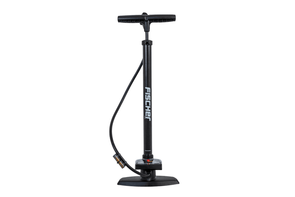 Universele fietspomp met drukmeter FISCHER 85580