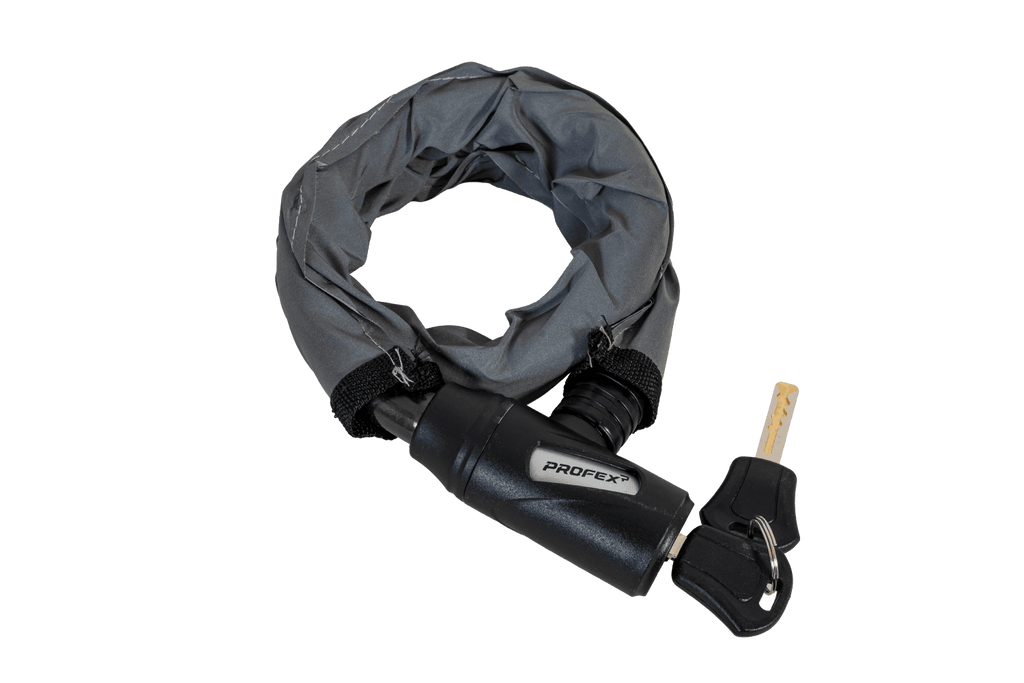 PROFEX Reflex stalen fietsslot, 70 cm lang