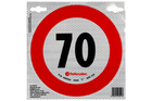 Reflecterende sticker LAMP snelheidslimiet 70 km/u bord B-33