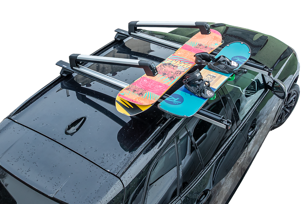 Inter Pack Frostline 6 - support extensible en aluminium pour 6 paires de skis ou 4 snowboards