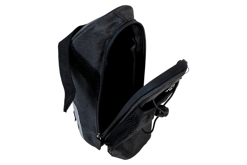 Sacoche de selle de vélo PROFEX 82318 Long Black Lux avec porte-bouteille