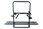 Porte-vélos Peruzzo Brennero 4x4 pour roue de secours - Porte-vélos 2 vélos avec rails (noir)