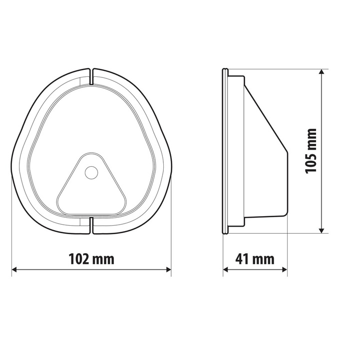 Diefstalbeveiligingssloten LAMP x2 stuks voor bussen, trailers, opleggers, set