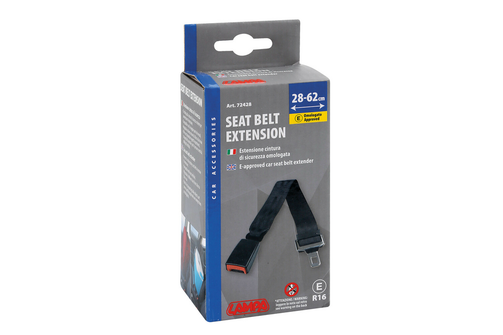Rallonge de ceinture de sécurité homologuée LAMP R16, 28-62 cm