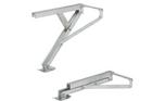 Support d'angle extensible ProPlus 361510V01, côté avant gauche/arrière droit, pour remorque, capacité 600 kg, hauteur 460 mm