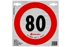 Reflecterende sticker LAMP snelheidslimiet 80 km/u bord B-33