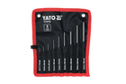 Jeu de 9 poinçons sphériques parallèles YATO YT-47123