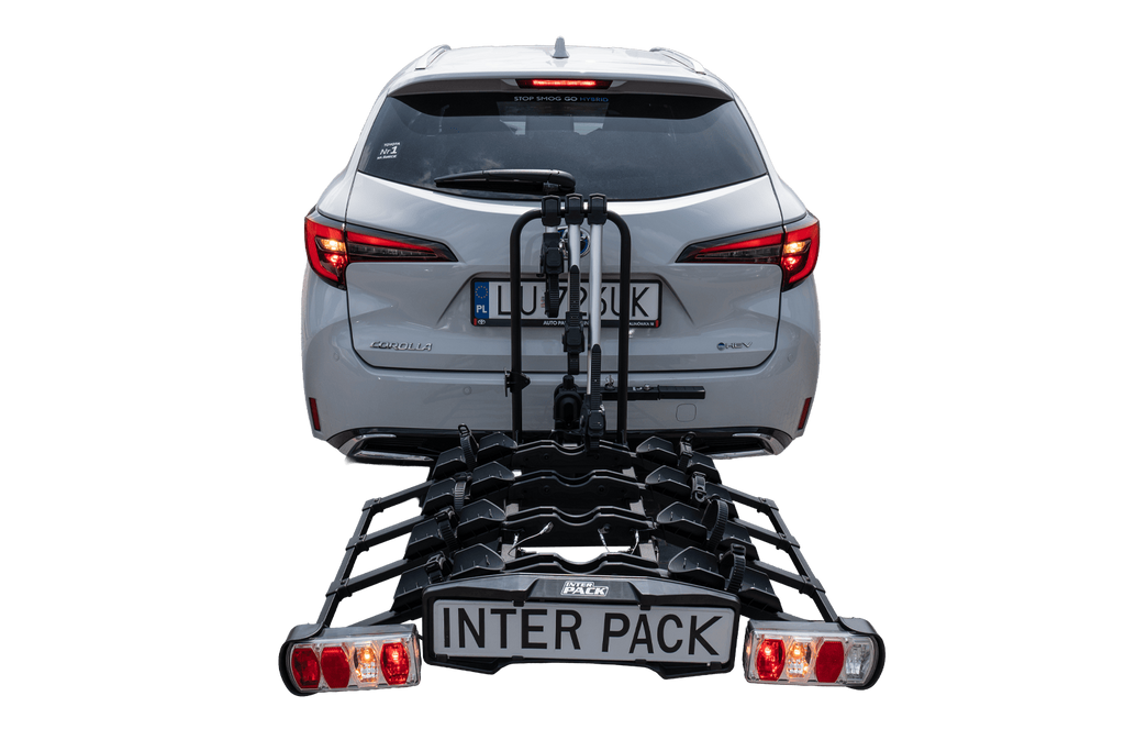 Inter Pack Quattro Fold - porte-vélos sur attelage pour 4 vélos